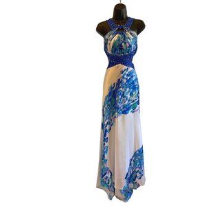 Morgan & Co women’s gown with loose back panel NEW size 0 petite